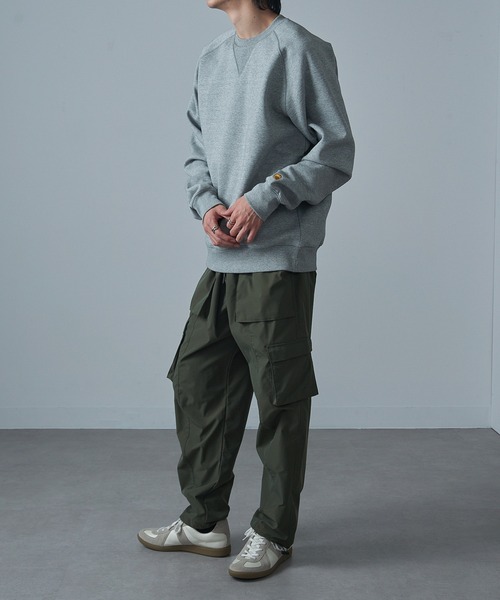 Carhartt WIP（カーハートダブリューアイピー）の「【Carhartt WIP】CHASE SWEATSHIRT I033660（スウェット・メンズ・オリーブ/グレー・M/L）」の10枚目の写真