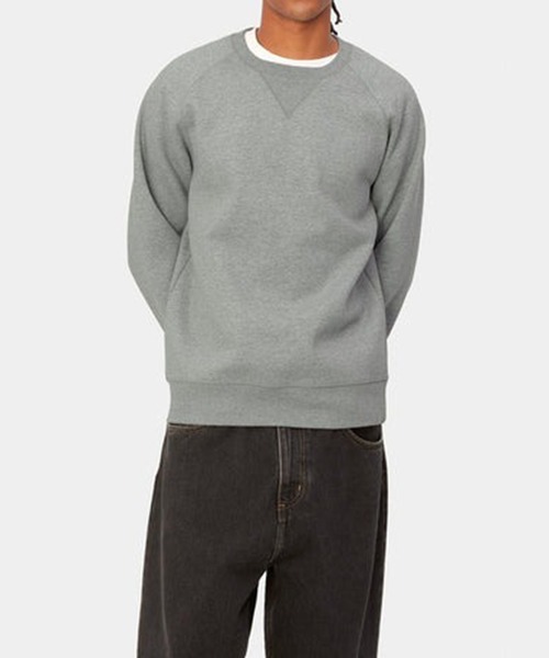 Carhartt WIP（カーハートダブリューアイピー）の「【Carhartt WIP】CHASE SWEATSHIRT I033660（スウェット・メンズ・オリーブ/グレー・M/L）」の11枚目の写真