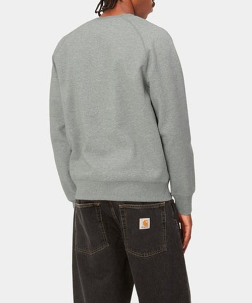 Carhartt WIP（カーハートダブリューアイピー）の「【Carhartt WIP】CHASE SWEATSHIRT I033660（スウェット・メンズ・オリーブ/グレー・M/L）」の12枚目の写真