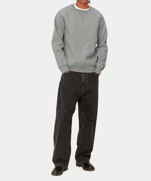 Carhartt WIP（カーハートダブリューアイピー）の「【Carhartt WIP】CHASE SWEATSHIRT I033660（スウェット・メンズ・オリーブ/グレー・M/L）」の13枚目の写真
