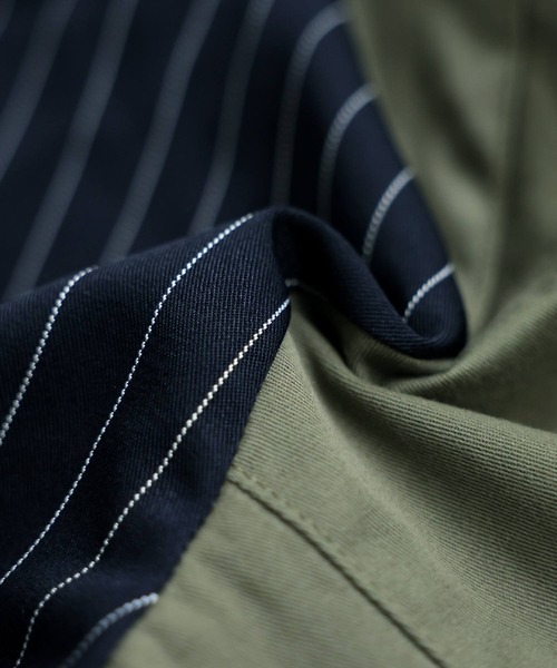 antiqua（アンティカ）の「異素材切り替え ジャケット（テーラードジャケット・レディース・グレー系その他/ネイビー系・ONESIZE）」の19枚目の写真