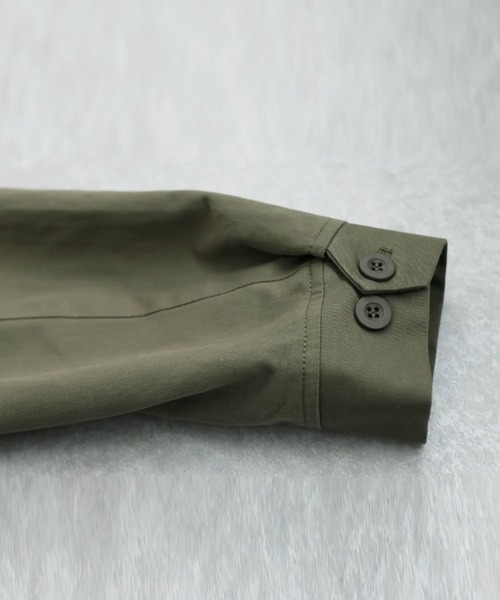 antiqua（アンティカ）の「異素材切り替え ジャケット（テーラードジャケット・レディース・グレー系その他/ネイビー系・ONESIZE）」の15枚目の写真