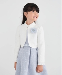 a.v.v（アーヴェヴェ）の「[110-130]【セレモニー オケージョン 結婚式】セレモニーポケボレロ（ノーカラージャケット）」