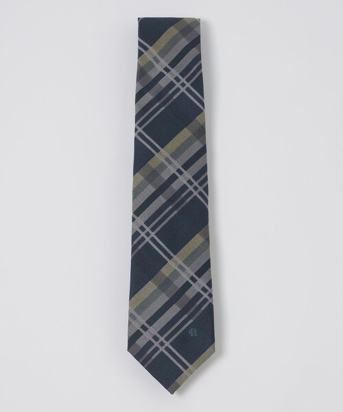 BLACK LABEL CRESTBRIDGE（ブラックレーベル・クレストブリッジ）の「バスケットカラーチェックタイ（ネクタイ・メンズ・ベージュ系その他5/ブルー系その他2/ネイビー/グリーン系その他/レッド系その他3・FREE）」の3枚目の写真