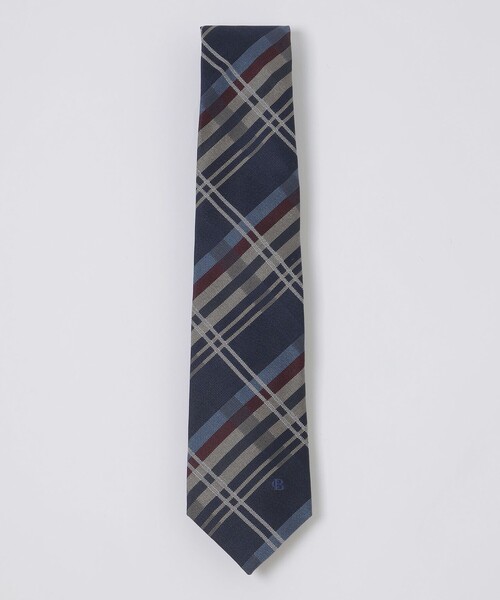 BLACK LABEL CRESTBRIDGE（ブラックレーベル・クレストブリッジ）の「バスケットカラーチェックタイ（ネクタイ・メンズ・ベージュ系その他5/ブルー系その他2/ネイビー/グリーン系その他/レッド系その他3・FREE）」の4枚目の写真