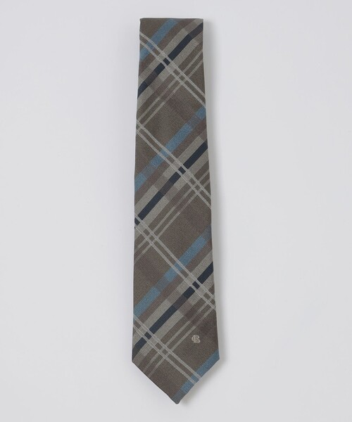 BLACK LABEL CRESTBRIDGE（ブラックレーベル・クレストブリッジ）の「バスケットカラーチェックタイ（ネクタイ・メンズ・ベージュ系その他5/ブルー系その他2/ネイビー/グリーン系その他/レッド系その他3・FREE）」の2枚目の写真