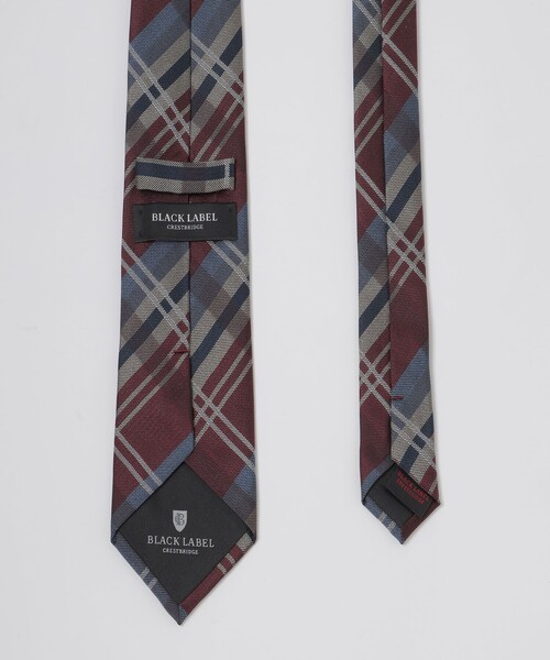 BLACK LABEL CRESTBRIDGE（ブラックレーベル・クレストブリッジ）の「バスケットカラーチェックタイ（ネクタイ・メンズ・ベージュ系その他5/ブルー系その他2/ネイビー/グリーン系その他/レッド系その他3・FREE）」の6枚目の写真