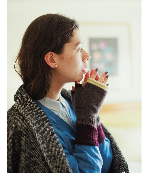 collex(コレックス)の「【Setsuko Todoroki × collex】Gloves(グローブ)(手袋・レディース・ピンク/ボルドー・フリー)」の2枚目の写真