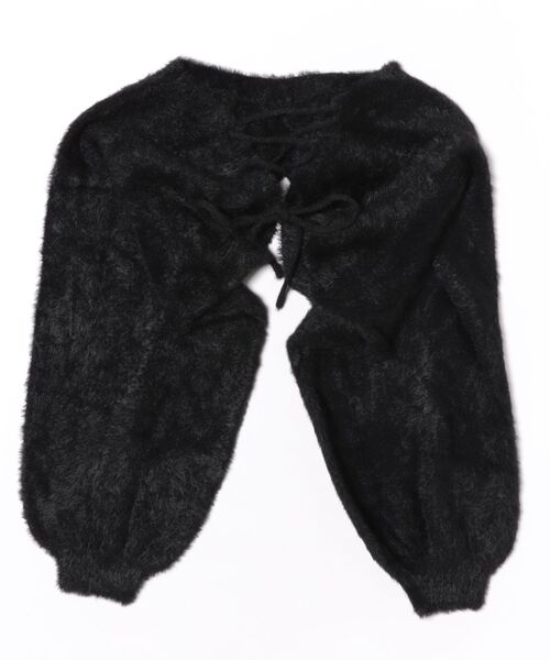 apres jour（アプレジュール）の「2WAYショートボレロ（カーディガン/ボレロ・レディース・ブラック/オフホワイト・フリー/X-LARGE）」の9枚目の写真