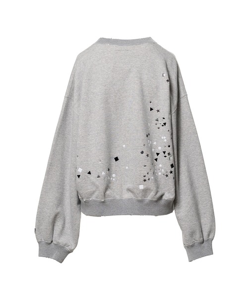 Maison MIHARA YASUHIRO（メゾンミハラヤスヒロ）の「Embellished Sweatshirt（スウェット・レディース・ブラック・38/36）」の8枚目の写真