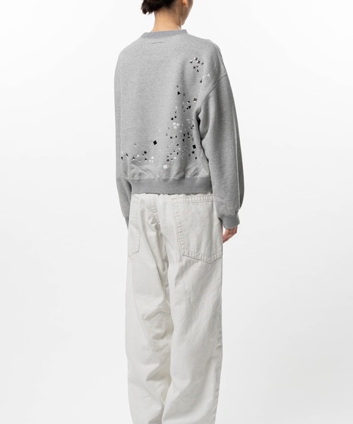 Maison MIHARA YASUHIRO（メゾンミハラヤスヒロ）の「Embellished Sweatshirt（スウェット・レディース・ブラック・38/36）」の11枚目の写真