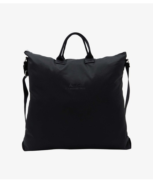 A.P.C.(アーペーセー)の「CROSSBODY BAG BACKSTAGE(ショルダーバッグ・メンズ・ブラック・ONESIZE)」の1枚目の写真