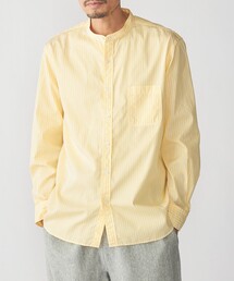 SHIPS | SHIPS: バンドカラー ブロード シャツ ロングスリーブ(シャツ/ブラウス)