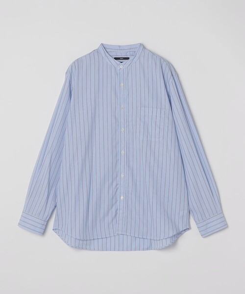 SHIPS（シップス）の「SHIPS: バンドカラー ブロード シャツ ロングスリーブ（シャツ/ブラウス・メンズ・ライトブルー/ロイヤルブルー/ブルー系/イエロー/ホワイト/ピンク・SMALL/MEDIUM/LARGE/X-LARGE）」の10枚目の写真