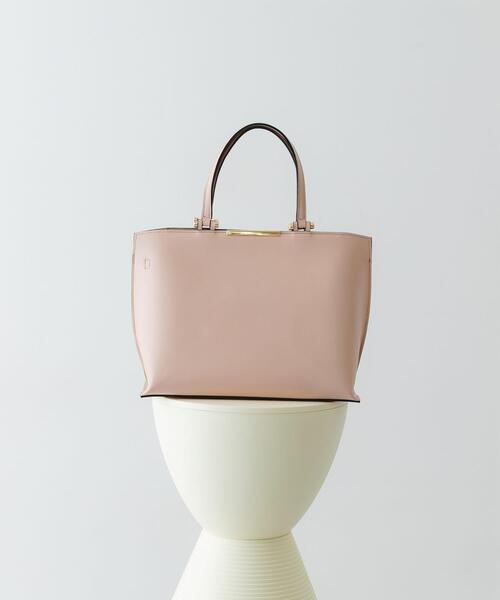 RODE SKO（ロデスコ）の「メタル2WAY A4トートバッグ（トートバッグ・レディース・ライトピンク/ブラック/モカ・ONE）」の3枚目の写真