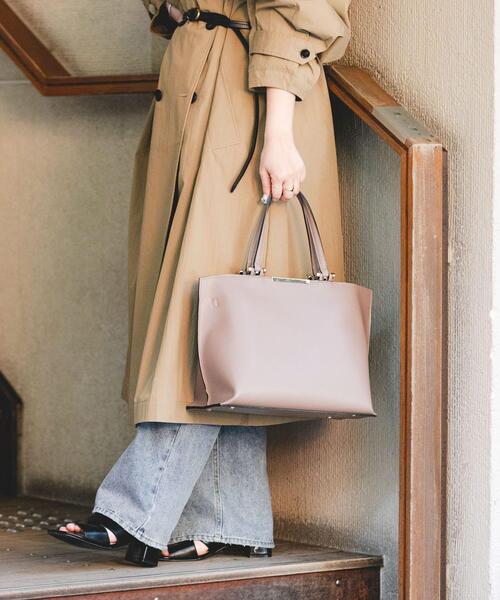 RODE SKO（ロデスコ）の「メタル2WAY A4トートバッグ（トートバッグ・レディース・ライトピンク/ブラック/モカ・ONE）」の22枚目の写真