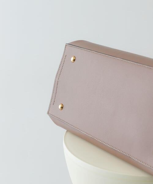 RODE SKO（ロデスコ）の「メタル2WAY A4トートバッグ（トートバッグ・レディース・ライトピンク/ブラック/モカ・ONE）」の17枚目の写真