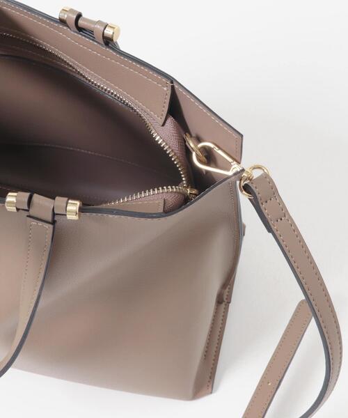 RODE SKO（ロデスコ）の「メタル2WAY A4トートバッグ（トートバッグ・レディース・ライトピンク/ブラック/モカ・ONE）」の13枚目の写真