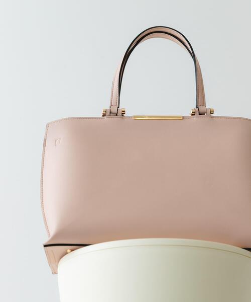 RODE SKO（ロデスコ）の「メタル2WAY A4トートバッグ（トートバッグ・レディース・ライトピンク/ブラック/モカ・ONE）」の5枚目の写真