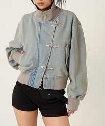 WHO'S WHO gallery | ファイヤーマンショートブルゾン(フェイクレザー/デニム)(ブルゾン)