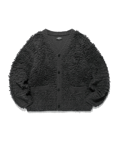 Loop Sweater Cardigan — charcoal (NG2EFUK681A)