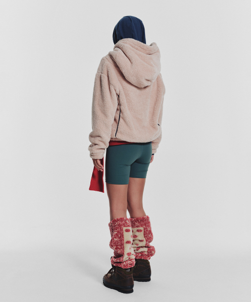 MENASOO(ミナス)の「Pogme Fleece String Hoodie_Beige(パーカー・レディース・Beige・F)」の10枚目の写真
