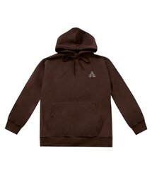 APOSTROPHE COMMA（アポストロフィコンマ）の「ダブルACOロゴフードパーカー（ブラウン/ホワイト）（パーカー）」