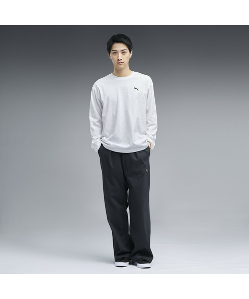 PUMA(プーマ)の「PUMA プーマ メンズ ESS エレベーテッド MX 長袖 Tシャツ(Tシャツ/カットソー・メンズ・ブルー系その他/ホワイト/ブラック・LARGE/MEDIUM/SMALL/X-LARGE/XX-LARGE)」の9枚目の写真