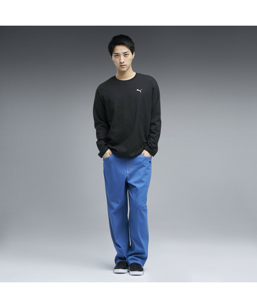 PUMA(プーマ)の「PUMA プーマ メンズ ESS エレベーテッド MX 長袖 Tシャツ(Tシャツ/カットソー・メンズ・ブルー系その他/ホワイト/ブラック・LARGE/MEDIUM/SMALL/X-LARGE/XX-LARGE)」の17枚目の写真