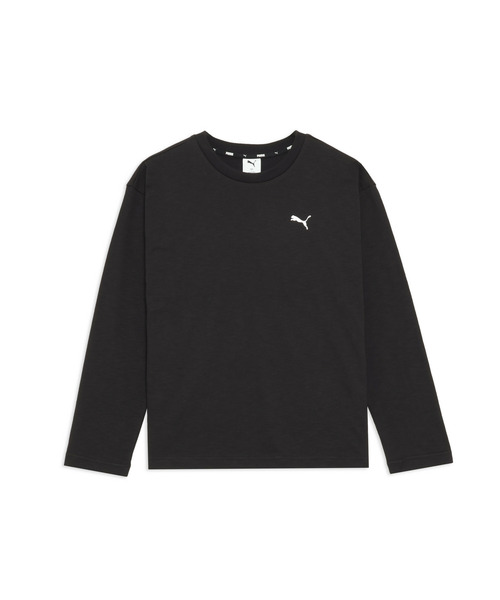 PUMA(プーマ)の「PUMA プーマ メンズ ESS エレベーテッド MX 長袖 Tシャツ(Tシャツ/カットソー・メンズ・ブルー系その他/ホワイト/ブラック・LARGE/MEDIUM/SMALL/X-LARGE/XX-LARGE)」の18枚目の写真