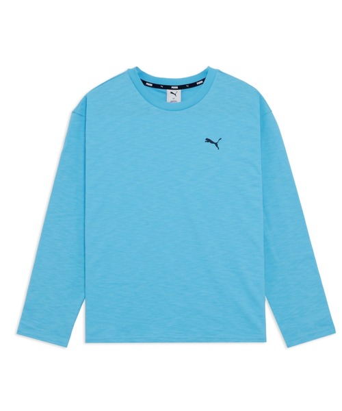 PUMA(プーマ)の「PUMA プーマ メンズ ESS エレベーテッド MX 長袖 Tシャツ(Tシャツ/カットソー・メンズ・ブルー系その他/ホワイト/ブラック・LARGE/MEDIUM/SMALL/X-LARGE/XX-LARGE)」の3枚目の写真