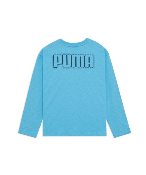 PUMA(プーマ)の「PUMA プーマ メンズ ESS エレベーテッド MX 長袖 Tシャツ(Tシャツ/カットソー・メンズ・ブルー系その他/ホワイト/ブラック・LARGE/MEDIUM/SMALL/X-LARGE/XX-LARGE)」の4枚目の写真