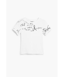 Desigual | リブレタリングTシャツ(Tシャツ/カットソー)