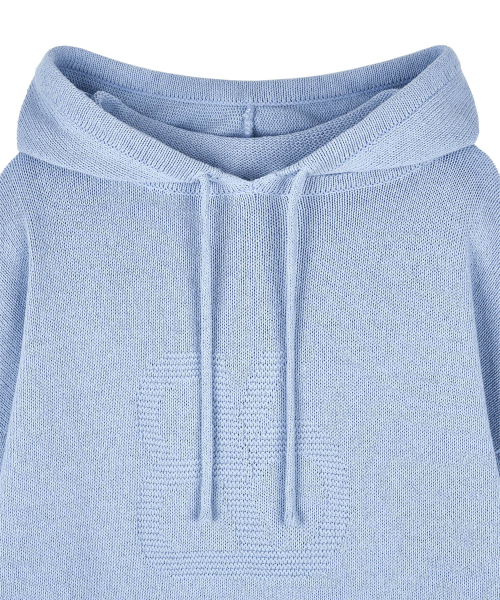 Bb' BENETTON(ビーフラットベネトン)の「ビッグビビ ニットフード (Sky Blue)(パーカー・レディース・その他・ONE SIZE)」の12枚目の写真