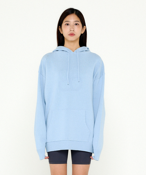 Bb' BENETTON(ビーフラットベネトン)の「ビッグビビ ニットフード (Sky Blue)(パーカー・レディース・その他・ONE SIZE)」の8枚目の写真