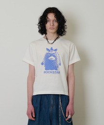 JOEGUSH | ロックダックTシャツ（ホワイト）(Tシャツ/カットソー)