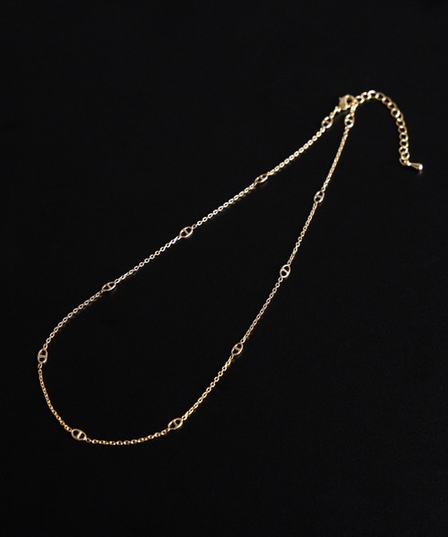 A part by(アパートバイ)の「アンカーチェーンネックレス(ネックレス・レディース・シルバー/ゴールド・FREE)」の2枚目の写真