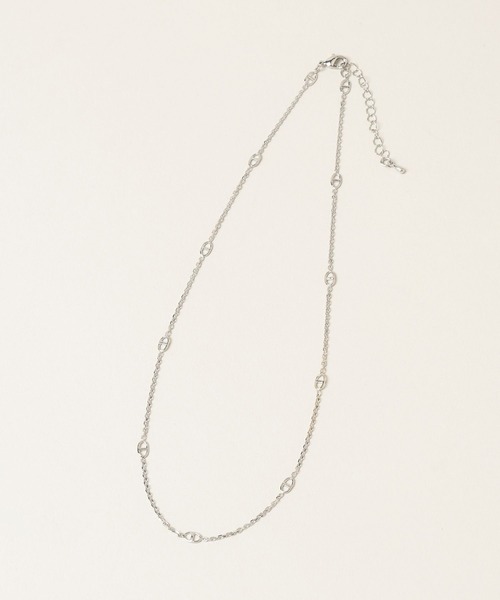 A part by(アパートバイ)の「アンカーチェーンネックレス(ネックレス・レディース・シルバー/ゴールド・FREE)」の5枚目の写真