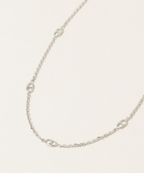 A part by(アパートバイ)の「アンカーチェーンネックレス(ネックレス・レディース・シルバー/ゴールド・FREE)」の6枚目の写真