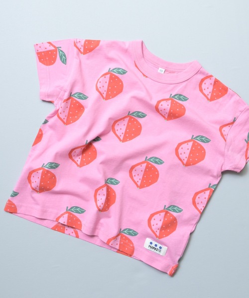 MARKEY'S(マーキーズ)の「総柄ワイド半袖Tシャツ(Tシャツ/カットソー・キッズ・グリーン系その他/クリーム/チャコール/ブラック系その他/ベージュ系その他/ライトピンク/ホワイト系その他/イエロー系その他/ブルー/ピンク系その他・M/S/XS/LL/L)」の19枚目の写真