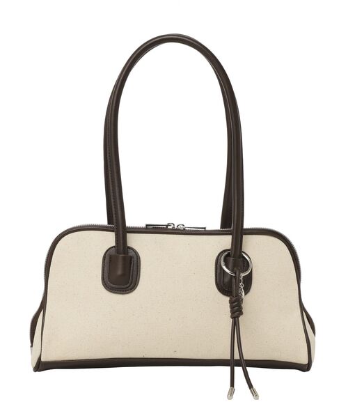 earth music&ecology(アースミュージックアンドエコロジー)の「チャーム付きオブロングボストン(ボストンバッグ・レディース・ブラウン/ブラック/グレー・FREE)」の13枚目の写真