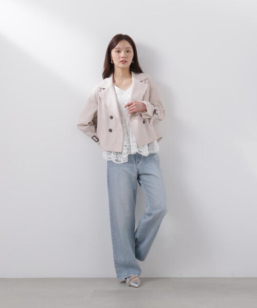 PROPORTION BODY DRESSING(プロポーションボディドレッシング)の「<ウォッシャブル>レースペプラムブラウス / 1216110205(シャツ/ブラウス・レディース・ホワイト系その他/ブルー/ブラック・MEDIUM/SMALL)」の16枚目の写真