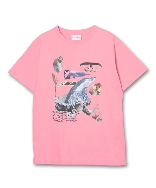 Common Noun(コモン ナウン)の「“SEA” Yumi Matsushita 半袖T(Tシャツ/カットソー・レディース・ボルドー/ホワイト/ブルー系その他/ブラック系その他/ピンク・XL/L/M)」の9枚目の写真