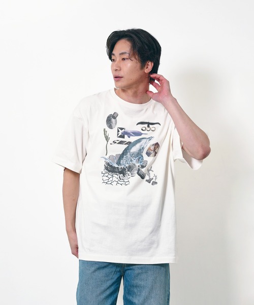 Common Noun(コモン ナウン)の「“SEA” Yumi Matsushita 半袖T(Tシャツ/カットソー・レディース・ボルドー/ホワイト/ブルー系その他/ブラック系その他/ピンク・XL/L/M)」の15枚目の写真