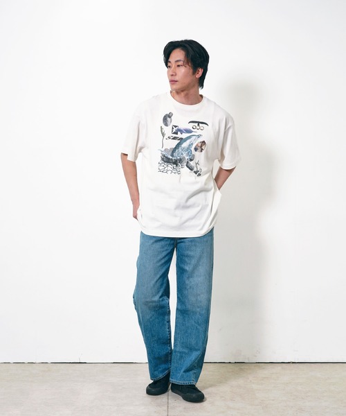Common Noun(コモン ナウン)の「“SEA” Yumi Matsushita 半袖T(Tシャツ/カットソー・レディース・ボルドー/ホワイト/ブルー系その他/ブラック系その他/ピンク・XL/L/M)」の22枚目の写真
