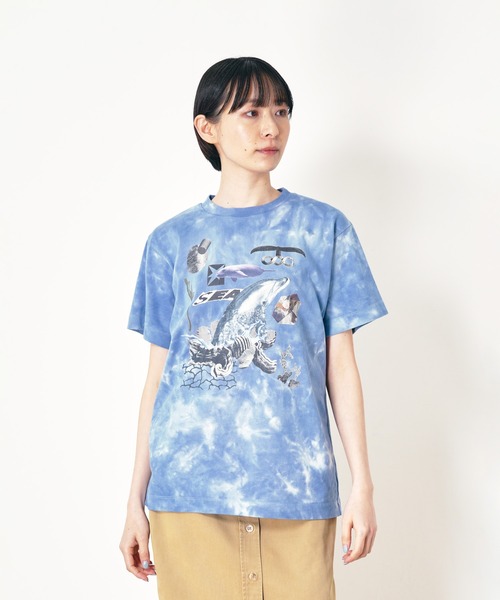 Common Noun(コモン ナウン)の「“SEA” Yumi Matsushita 半袖T(Tシャツ/カットソー・レディース・ボルドー/ホワイト/ブルー系その他/ブラック系その他/ピンク・XL/L/M)」の14枚目の写真