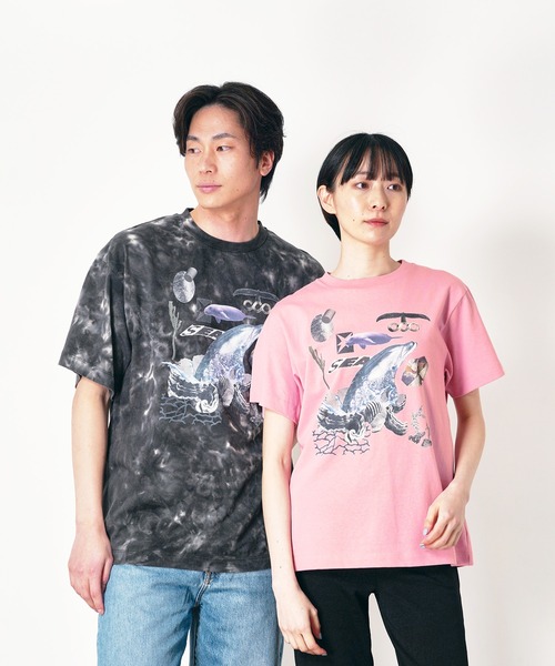 Common Noun(コモン ナウン)の「“SEA” Yumi Matsushita 半袖T(Tシャツ/カットソー・レディース・ボルドー/ホワイト/ブルー系その他/ブラック系その他/ピンク・XL/L/M)」の20枚目の写真