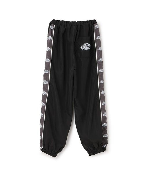 X-girl Stages（エックスガールステージス）の「サイド切替ロゴパンツ（その他パンツ・キッズ・ブラック/ラベンダー・130cm/140cm/90cm/110cm/100cm/120cm）」の3枚目の写真