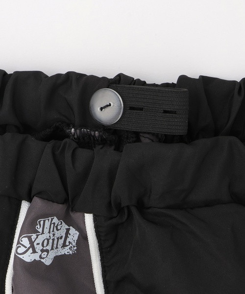 X-girl Stages（エックスガールステージス）の「サイド切替ロゴパンツ（その他パンツ・キッズ・ブラック/ラベンダー・130cm/140cm/90cm/110cm/100cm/120cm）」の5枚目の写真