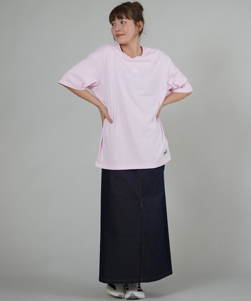 adidas/アディダス W オーバーサイズ バックグラフィックTシャツ